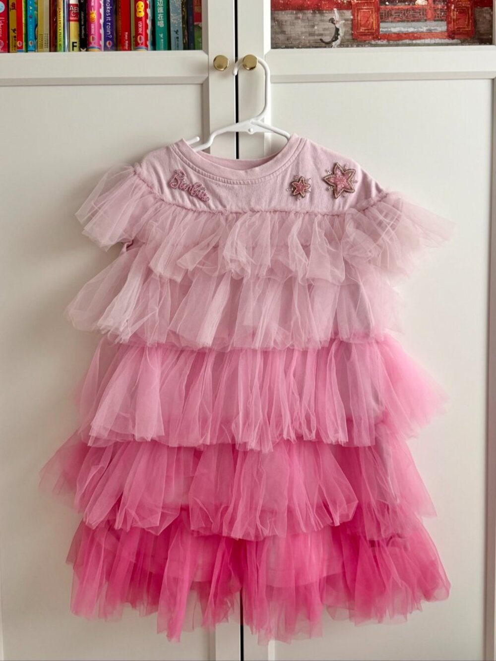 Tutu Du Monde x Barbie Tutu Dress, Size 6-7, Pink Ombre